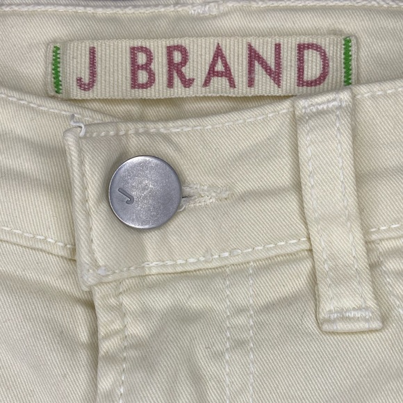 J BRAND pale yellow leg pant - Picture 3 of 7